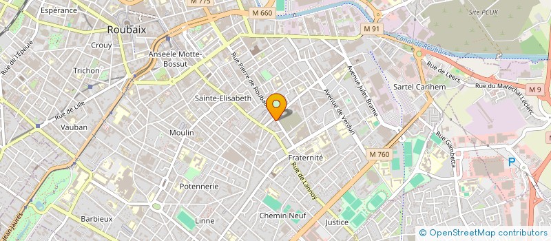 localisation de l'entreprise MONSIEUR SERGE VAN HOEYLANDT à ROUBAIX