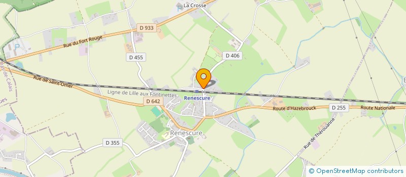 localisation de l'entreprise MONSIEUR SERGE VANDAMME  RENESCURE