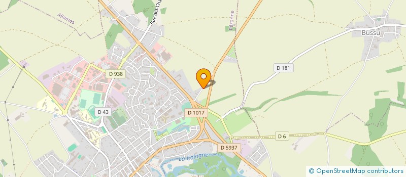 localisation de l'entreprise MONSIEUR SERGE VANDERDONCKT  PERONNE