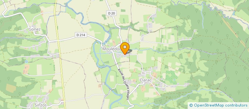 localisation de l'entreprise MONSIEUR SERGE VANDERGHEYNST  MOULEDOUS