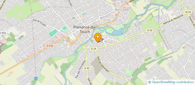 localisation de l'entreprise MONSIEUR SERGE VANHAMME  PLAISANCE-DU-TOUCH