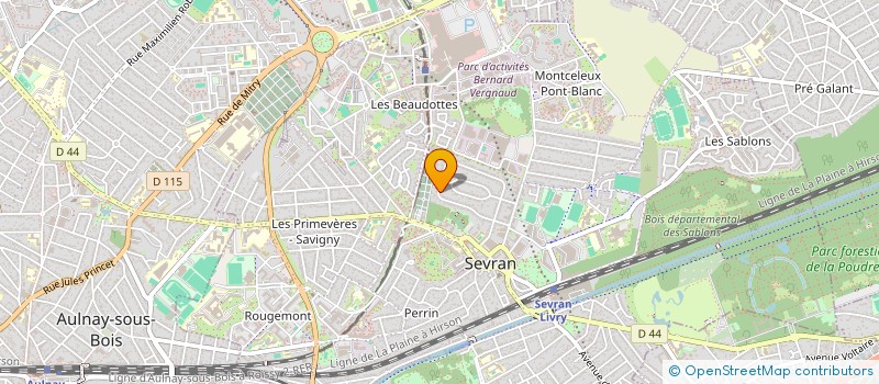 localisation de l'entreprise MONSIEUR SERGE VANHERPEN à SEVRAN
