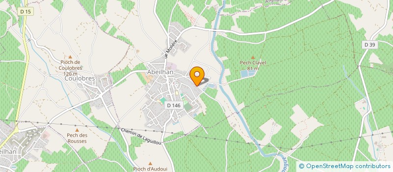 localisation de l'entreprise MONSIEUR SERGE VATINO  ABEILHAN