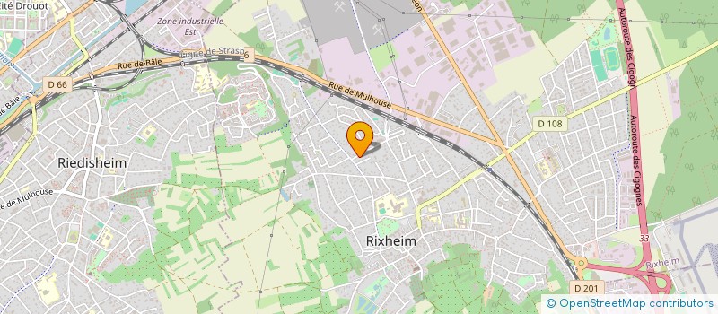 localisation de l'entreprise MONSIEUR SERGE VEIDIG  RIXHEIM