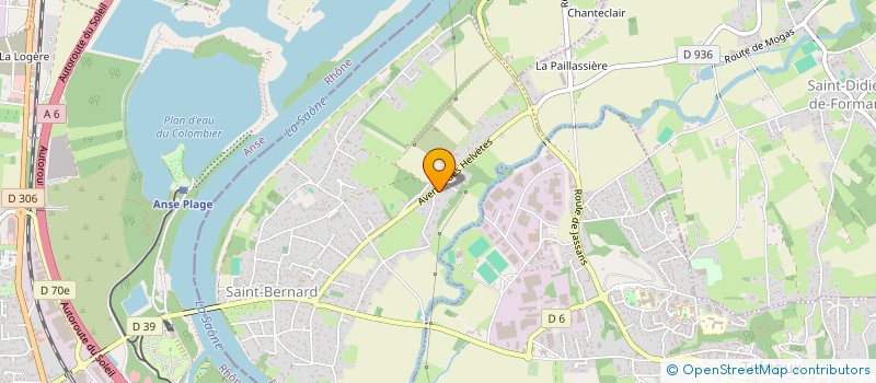 localisation de l'entreprise MONSIEUR SERGE VENDITTI  SAINT-BERNARD