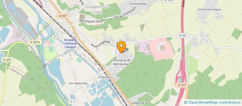 localisation de l'entreprise MONSIEUR SERGE VENKATESAN  SOUPPES-SUR-LOING