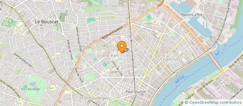 localisation de l'entreprise MONSIEUR SERGE VERGNAUD à BORDEAUX