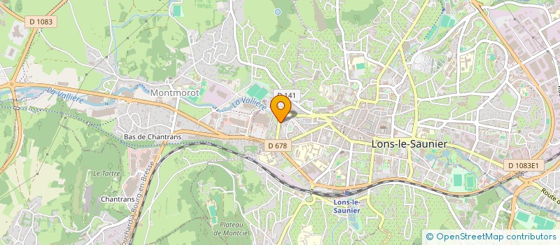localisation de l'entreprise MONSIEUR SERGE VIALET à LONS-LE-SAUNIER