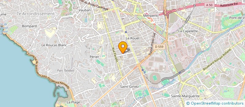 localisation de l'entreprise MONSIEUR SERGE VICTOR AMRAM  MARSEILLE