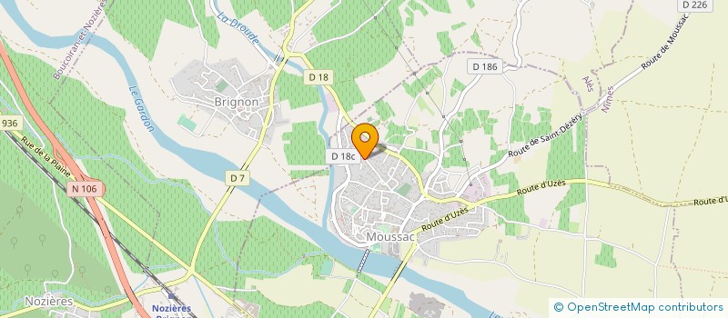 localisation de l'entreprise MONSIEUR SERGE VIDAL  MOUSSAC