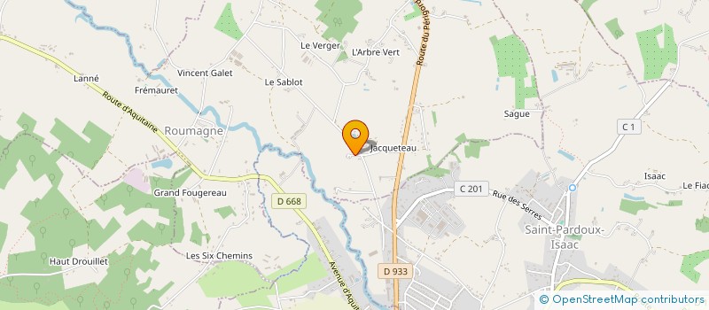 localisation de l'entreprise MONSIEUR SERGE VIDAL à ROUMAGNE