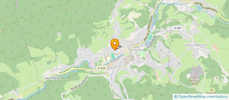 localisation de l'entreprise MONSIEUR SERGE VIGNEAU  SENONES