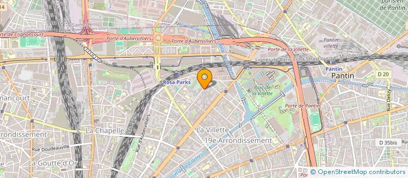 localisation de l'entreprise MONSIEUR SERGE VINCENT  PARIS