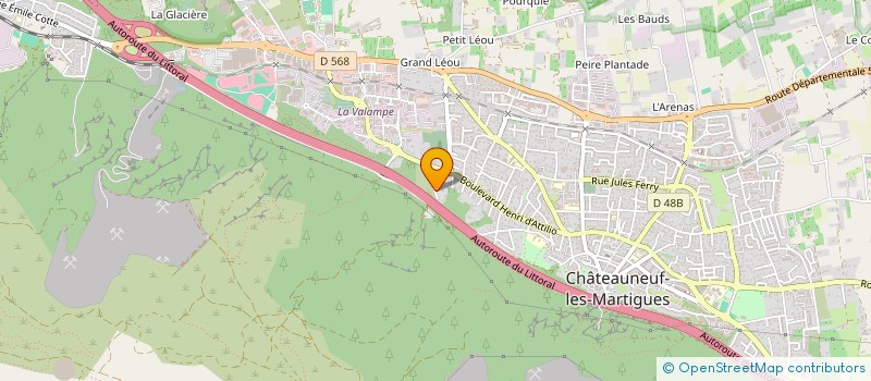 localisation de l'entreprise MONSIEUR SERGE VINCENT GALASSO à CHATEAUNEUF-LES-MARTIGUES