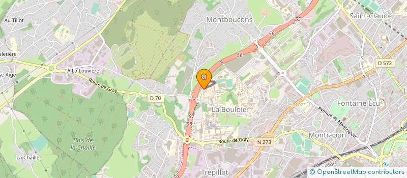 localisation de l'entreprise MONSIEUR SERGE VIRIOT à BESANCON