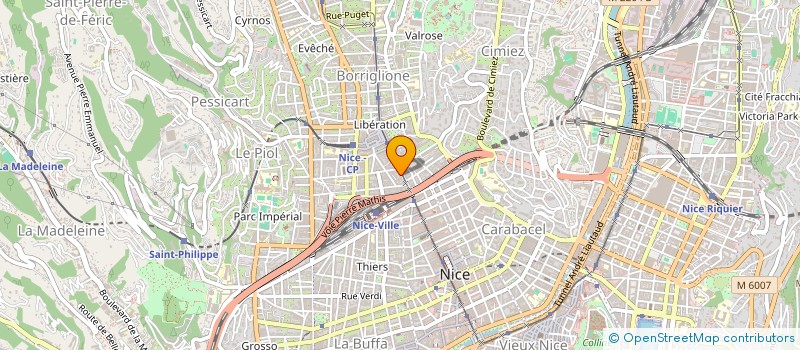 localisation de l'entreprise MONSIEUR SERGE VIVINUS à NICE
