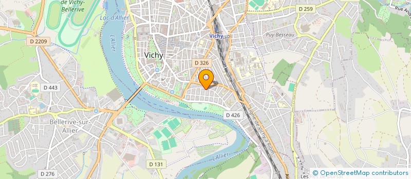 localisation de l'entreprise MONSIEUR SERGE VIZIER à VICHY