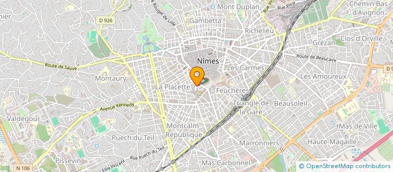 localisation de l'entreprise MONSIEUR SERGE VOISIN à NIMES