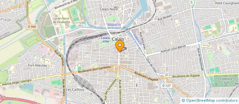 localisation de l'entreprise MONSIEUR SERGE VOISIN  CALAIS