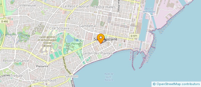 localisation de l'entreprise MONSIEUR SERGE VOKO  SAINT-NAZAIRE