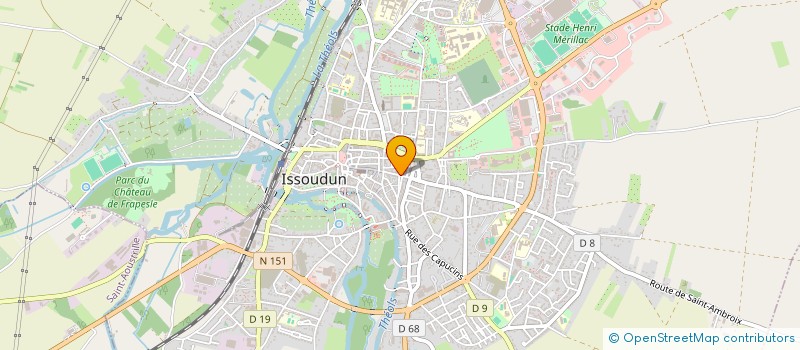 localisation de l'entreprise MONSIEUR SERGE VOURGERE à ISSOUDUN