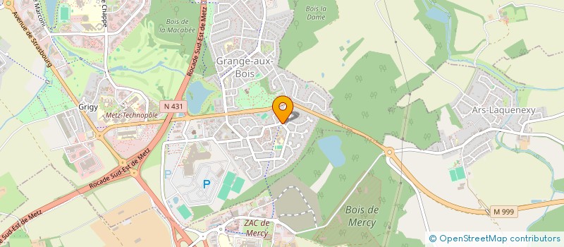 localisation de l'entreprise MONSIEUR SERGE VOURIOT  METZ