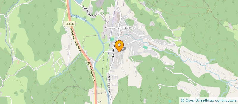 localisation de l'entreprise MONSIEUR SERGE VUILLEMARD  VECOUX