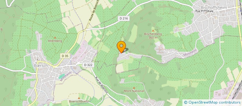 localisation de l'entreprise MONSIEUR SERGE WACHENHEIM  BISCHOFFSHEIM