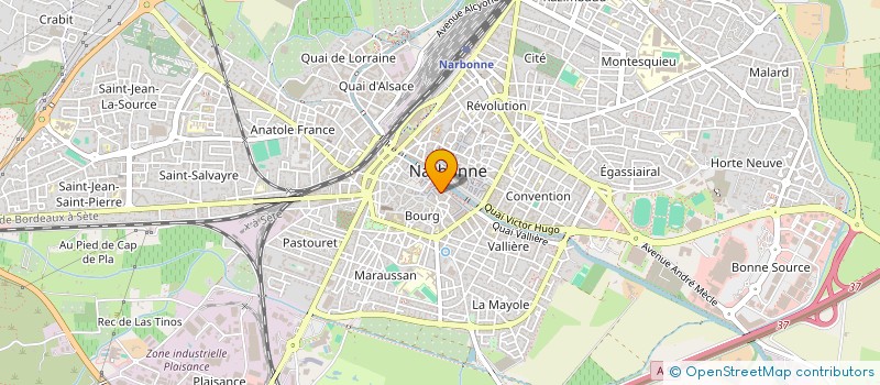 localisation de l'entreprise MONSIEUR SERGE WALLPOTT à NARBONNE