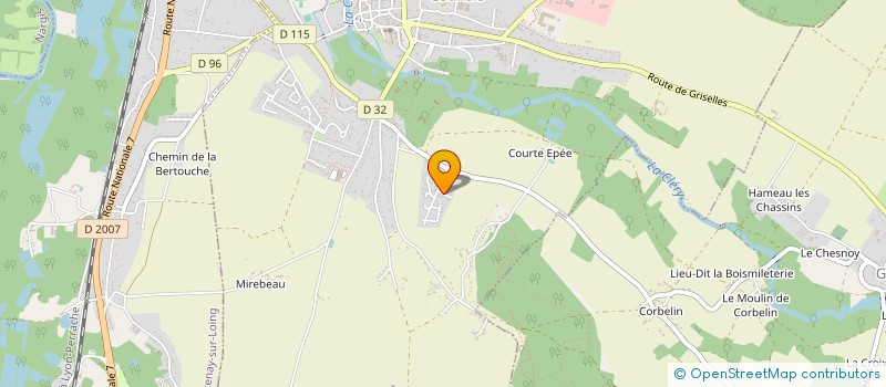 localisation de l'entreprise MONSIEUR SERGE WARIN à FERRIERES-EN-GATINAIS