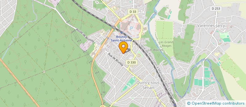 localisation de l'entreprise MONSIEUR SERGE WATTENNE  QUINCY-SOUS-SENART