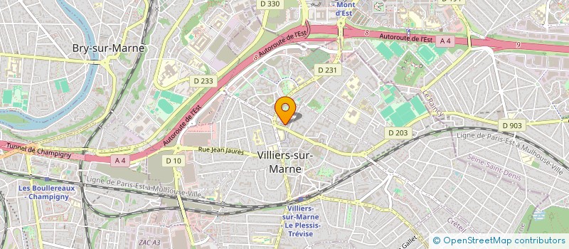 localisation de l'entreprise MONSIEUR SERGE WIEBENGA  VILLIERS-SUR-MARNE