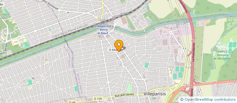 localisation de l'entreprise MONSIEUR SERGE WISNIEWSKI à VILLEPARISIS