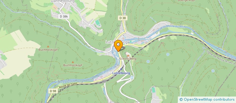 localisation de l'entreprise MONSIEUR SERGE WURM  LUTZELBOURG