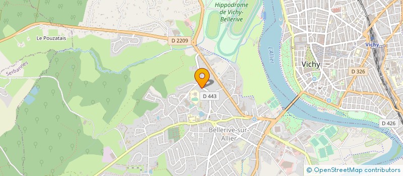 localisation de l'entreprise MONSIEUR SERGE YOUNZOUKOFF à BELLERIVE-SUR-ALLIER