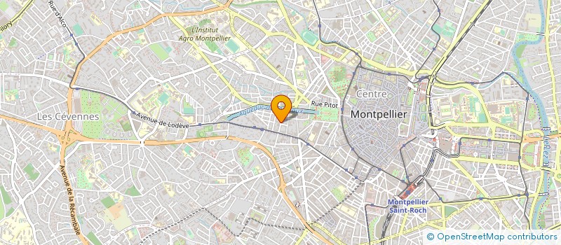 localisation de l'entreprise MONSIEUR SERGE YVANOFF LINANT à MONTPELLIER