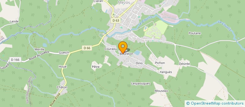 localisation de l'entreprise MONSIEUR SERGE ZAFFUTO  MEZOS