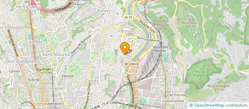 localisation de l'entreprise MONSIEUR SERGEI ANIKEEV  NICE