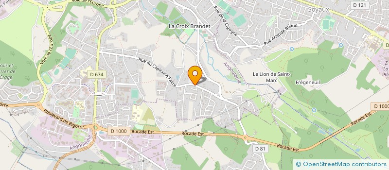 localisation de l'entreprise MONSIEUR SERGEI TRIFONOV à ANGOULEME