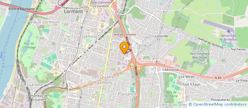 localisation de l'entreprise MONSIEUR SERGELENBAATAR UUGANJARGAL  LORMONT