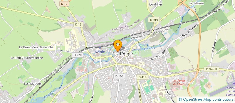 localisation de l'entreprise MONSIEUR SERGEN DURSUN à L'AIGLE