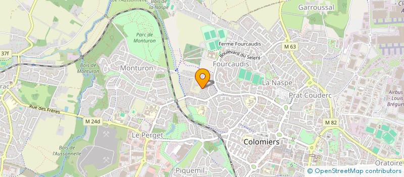 localisation de l'entreprise MONSIEUR SERGES BRUNO TONGWA FOSSI  CUGNAUX