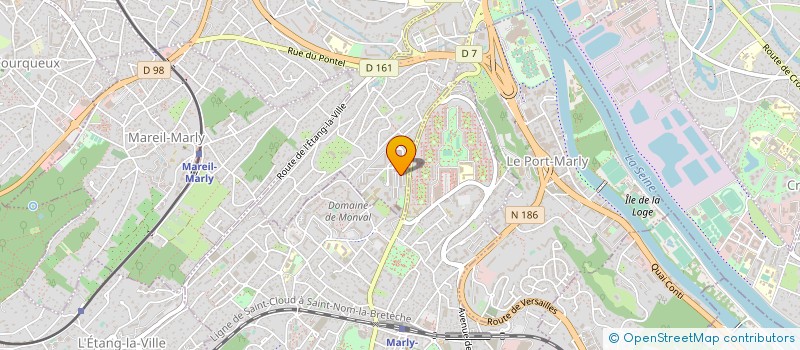 localisation de l'entreprise MONSIEUR SERGES FOFANA  LE PECQ