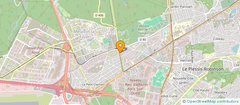 localisation de l'entreprise MONSIEUR SERGES KACOU à CLAMART