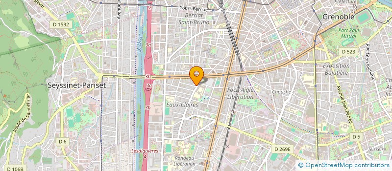 localisation de l'entreprise MONSIEUR SERGES LEPINAY à GRENOBLE