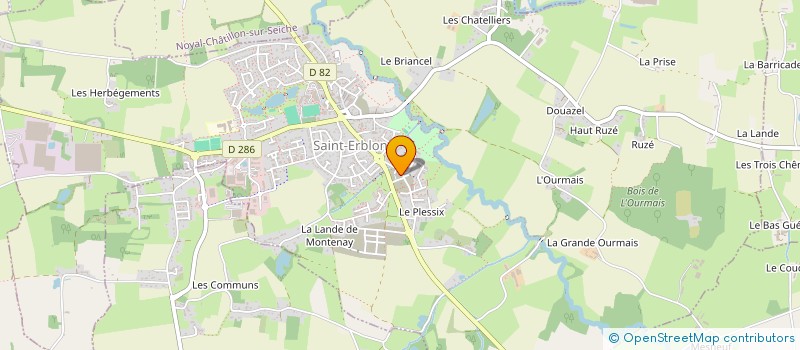 localisation de l'entreprise MONSIEUR SERGEY BAGDASSAROV  SAINT-ERBLON