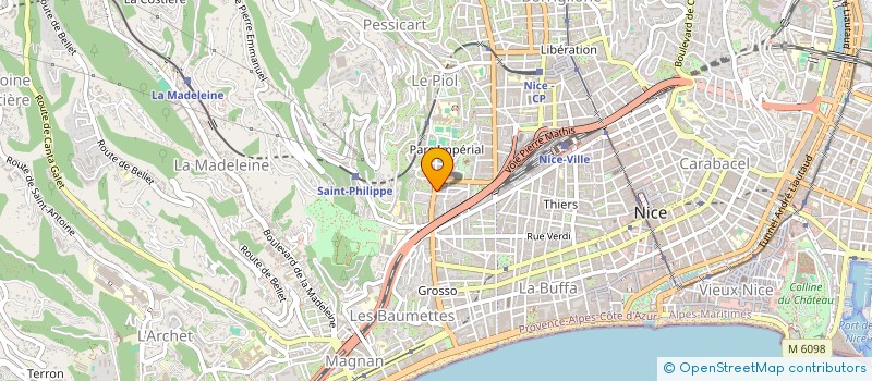 localisation de l'entreprise MONSIEUR SERGEY GREKOE  NICE