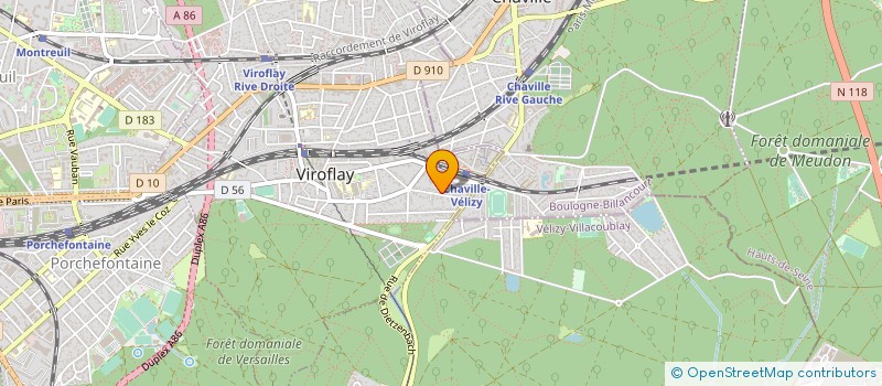 localisation de l'entreprise MONSIEUR SERGEY KUIMOV à VIROFLAY