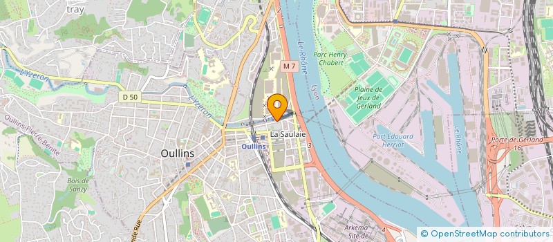 localisation de l'entreprise MONSIEUR SERGEY MIHAILOV  OULLINS-PIERRE-BENITE