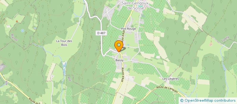 localisation de l'entreprise MONSIEUR SERGEY POZIGUNOV  SAINT-GENGOUX-DE-SCISSE